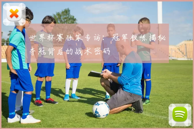 世界杯赛独家专访:冠军教练揭秘夺冠背后的战术密码