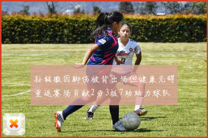 孙铭徽因脚伤被背出场但健康无碍重返赛场贡献2分3板7助助力球队